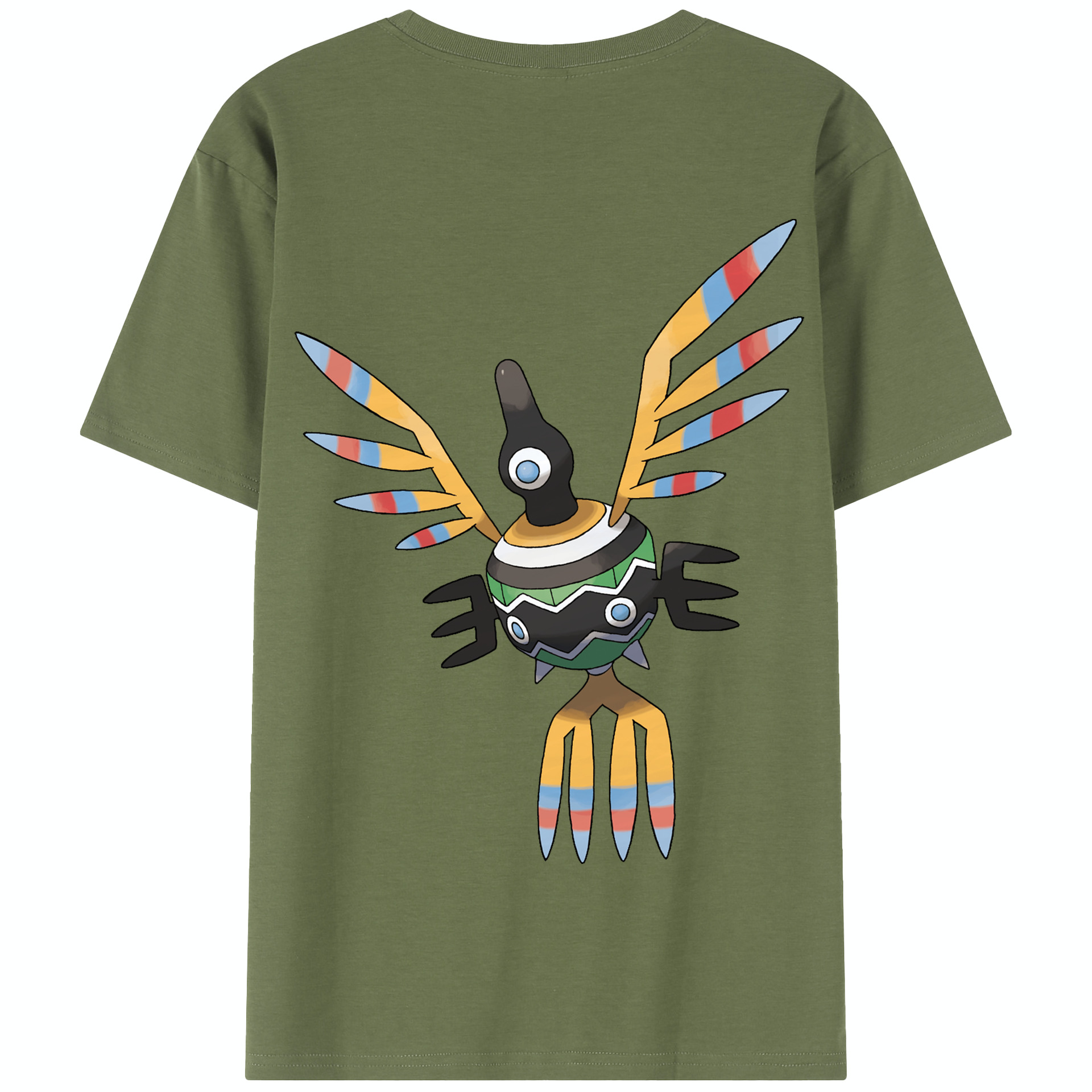 （画像用） ポケットモンスター Pokémon 綿100％半袖Tシャツ（背面プリント）